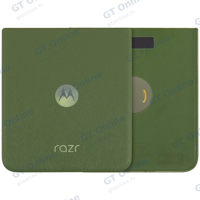 Vitre arrière pour Motorola Razr Plus / Razr 50 Ultra (XT2451 / 2024) / Razr Plus 2025 (XT2557 / 2025) (premium, Spring Green)
