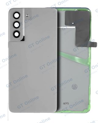 Vitre arrière pour Samsung Galaxy S21 FE (pack service origine, graphite)
