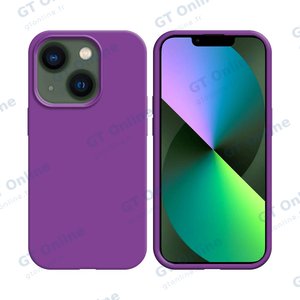 Coque Silicone Compatible pour Apple iPhone 13 Mini (#39) Mauve