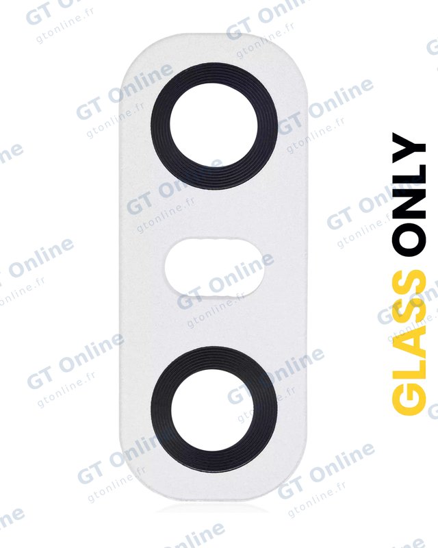 Lentille de caméra arrière avec adhésif pour LG G6 (Mystic White)