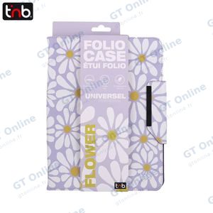 Housse de Protection Universelle pour Tablette T'nb EXCLUSIV FLOWER 10,4" Violet — vue 4
