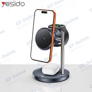 Station de Charge sans Fil Yesido DS40 Qi2 32.5W 3 en 1 — vue 2