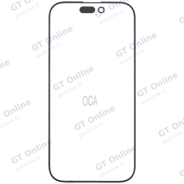 Vitre d’écran avec OCA pour Apple iPhone 16 Pro (lot de 10)