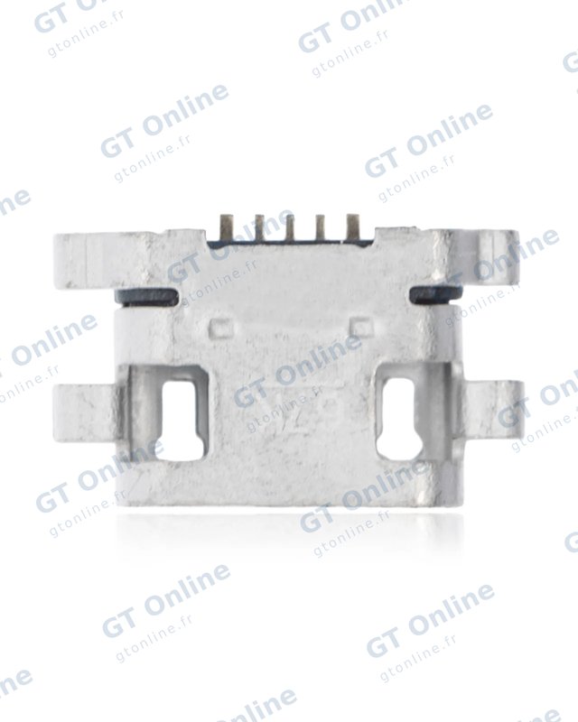 Connecteur de charge à souder — format Micro B, 5 broches, 4 points de fixation (C068)