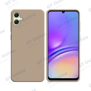 Coque Silicone Compatible pour Samsung Galaxy A05 A055 (#18) Or Rose