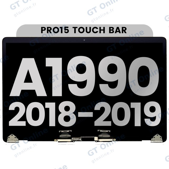 Écran pour Apple MacBook Pro 15" A1990 (2018-2019) (origine d'occasion, argent)
