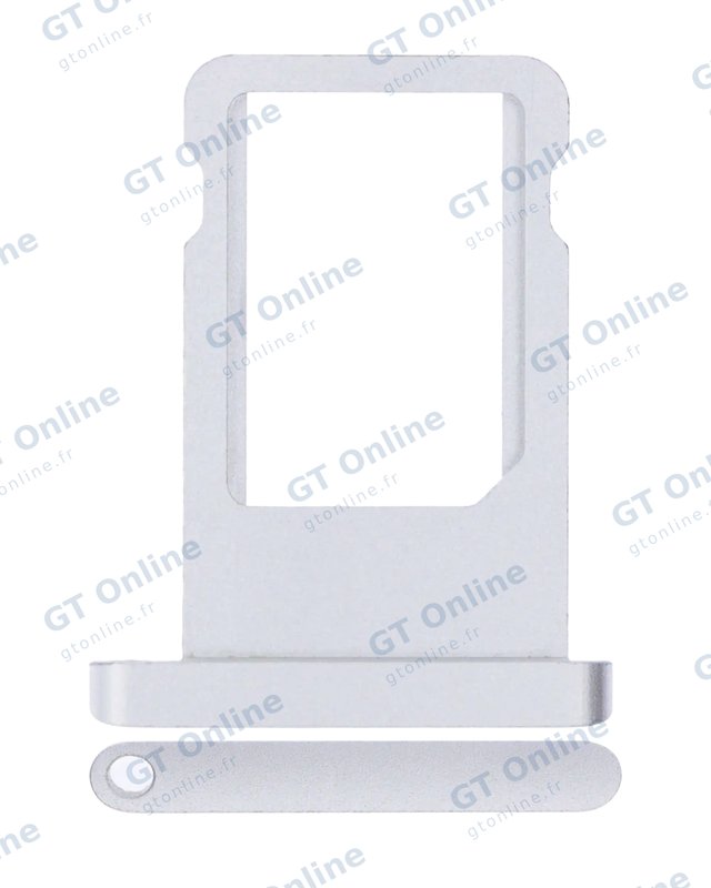 Tiroir SIM pour Apple iPad Mini 1 / iPad Mini 2 / iPad Mini 3 / iPad Air 1 / iPad 5 (2017) / iPad 6 (2018) (argent)