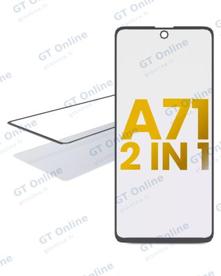 Vitre d’écran avec OCA pour Samsung Galaxy A71 (A715 / 2020)