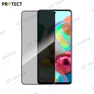 Verre Trempé PRIVACY PROTECT pour Samsung Galaxy A71 A715/Galaxy A71 5G A716/Galaxy A73 5G A736 Transparent