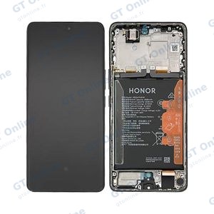 Bloc Écran Complet avec Châssis et Batterie Original Honor Magic 7 Lite 5G 0235AMQP Noir Titane