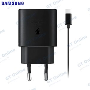 Chargeur Secteur USB-C Samsung 15W 2A avec Câble Type-C vers Type-C (1m) EP-T1510XBEGEU Noir