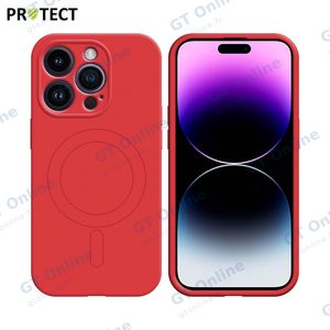Coque de Protection IZ001 PROTECT pour Apple iPhone 14 Pro MagSafe Rouge