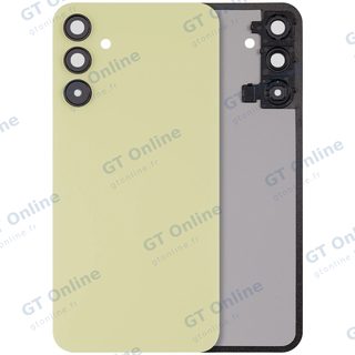 Vitre arrière pour Samsung Galaxy A15 5G (A156 / 2023) (sans logo, compatible premium, Personality Yellow)