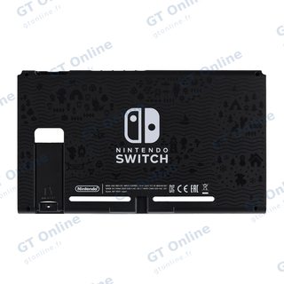 Vitre arrière pour Nintendo Switch (HAC-001(-01) (Animal Forest)