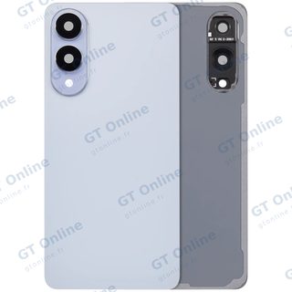 Vitre arrière pour Samsung Galaxy S25 Edge (sans logo, compatible premium, Titanium Icyblue)