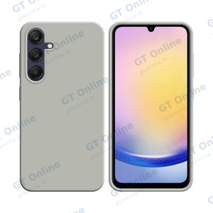 Coque Silicone Compatible pour Samsung Galaxy A25 5G A256 (#9) Blanc