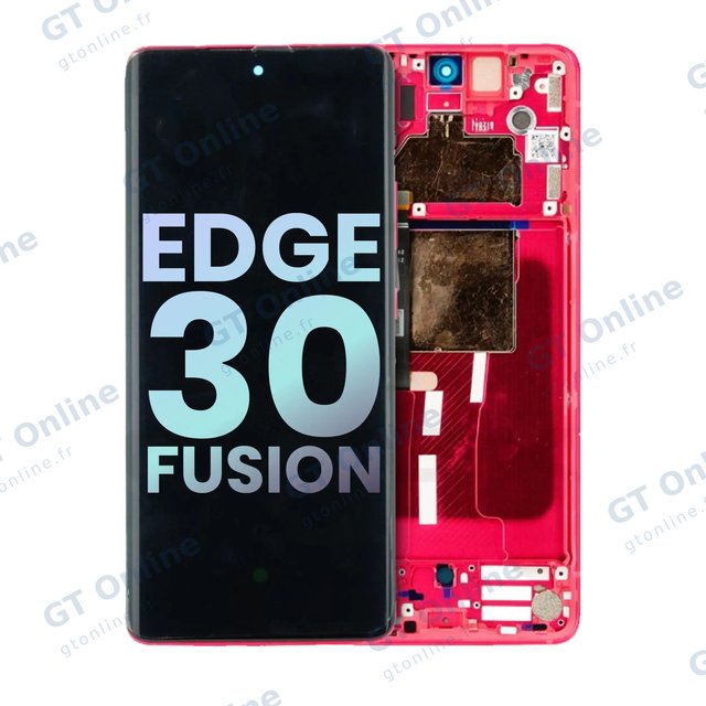 Écran OLED avec châssis pour Motorola Moto Edge 30 Fusion (XT2243 / 2022) (origine, Viva Magenta)