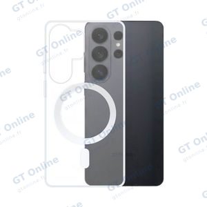 Coque Silicone MagSafe Compatible pour Samsung Galaxy S26 Ultra S948 Transparent