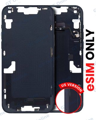 Châssis pour Apple iPhone 14 Plus (version US, compatible premium, minuit)