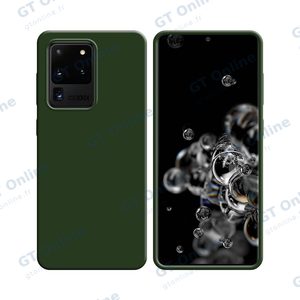 Coque Silicone Compatible pour Samsung Galaxy S20 Ultra G988 (#22) Vert Foncé