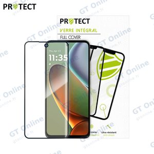 Verre Trempé Intégral PROTECT pour Motorola Moto G15/Moto G15 Power Noir — vue 2
