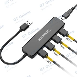 Hub USB 3.0 4 ports pour Xbox Series X / PlayStation 5 DOBE TY-0805 — noir