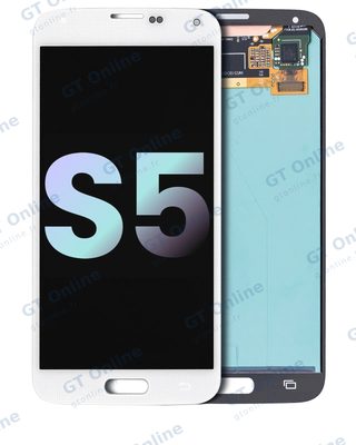 Écran OLED sans châssis pour Samsung Galaxy S5 (pack service origine, blanc)