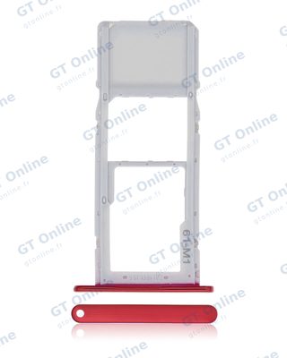 Tiroir SIM pour LG K42 (2020) / K52 (2020) (rouge)