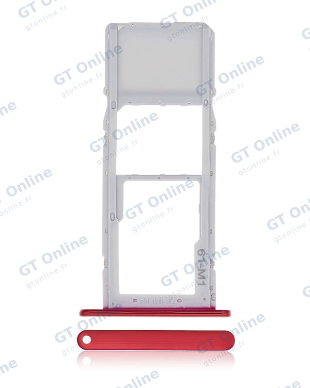 Tiroir SIM pour LG K42 (2020) / K52 (2020) (rouge)