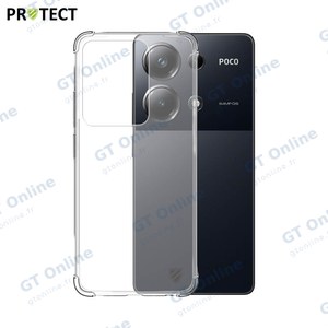 Coque Silicone Renforcée PROTECT pour Xiaomi Poco M6 Pro 4G Transparent