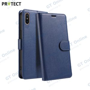 Housse de Protection IP011 PROTECT pour Apple iPhone XS Max Bleu Marine