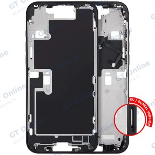 Châssis pour Apple iPhone 16 Pro Max (version EU, compatible premium, titane noir)