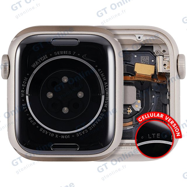 Châssis pour Apple Watch Series 7 (41MM) (origine d'occasion — grade A, Cellular Version, Aluminum / Starlight)