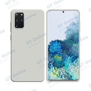 Coque Silicone Compatible pour Samsung Galaxy S20 Plus 5G G986/Galaxy S20 Plus G985 (#9) Blanc