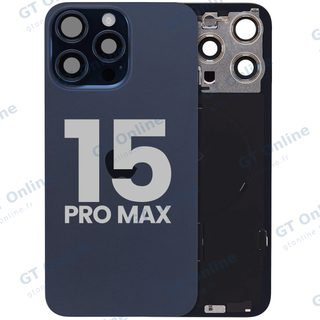 Vitre arrière pour Apple iPhone 15 Pro Max (origine d'occasion — grade B, Blue Titanium)
