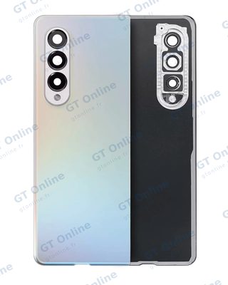 Vitre arrière pour Samsung Galaxy Z Fold 3 (pack service origine, argent Phantom)