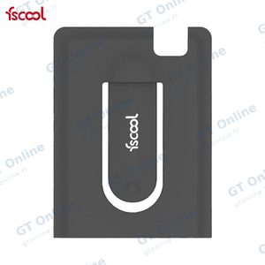 Porte-Cartes Silicone fscool M3 (Adhésif) Noir