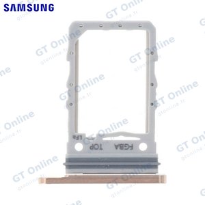 Tiroir SIM Original Samsung Galaxy Z Flip 4 5G F721 GH98-47715C Or Rose