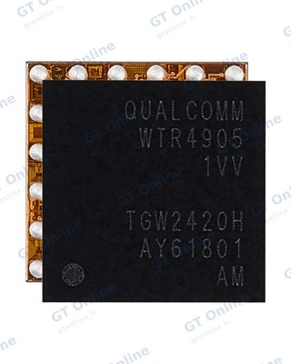 Circuit intégré de fréquence intermédiaire pour Apple iPhone 7 / 7 Plus (WTR4905 1VV 60 Pins Qualcomm Version)