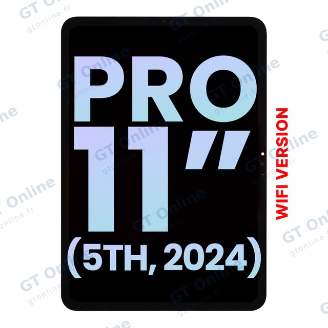 Écran OLED avec vitre tactile pour Apple iPad Pro 11" 5th Gen (2024) (WiFi uniquement, origine, toutes couleurs)