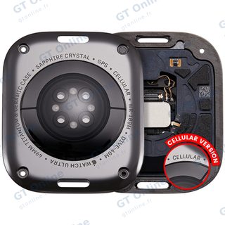 Vitre arrière pour Apple Watch Series Ultra (3rd Gen) (49MM) (LET Version, noir sidéral)
