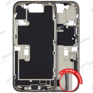 Châssis pour Apple iPhone 16 Pro (version EU, origine d'occasion — grade B, titane naturel)