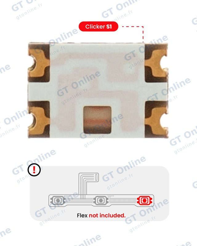 Pièce à microsouder pour Clicker S1