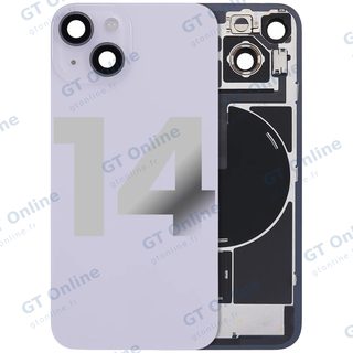 Vitre arrière pour Apple iPhone 14 (origine d'occasion — grade A, violet)