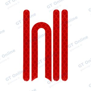 Stickers Réfléchissants pour Cache Axe de Roue Xiaomi Mi Electric Scooter M365/Mi Electric Scooter M365 Pro/Mi Electric Scooter 1S/Mi Electric Scooter Essential/Mi Electric Scooter