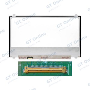 Dalle Ordinateur Portable 17.3" Slim FHD (1920x1080) LCD 144Hz, eDP 40pin Droite 25mm, Fixation Haut Bas ~398mm