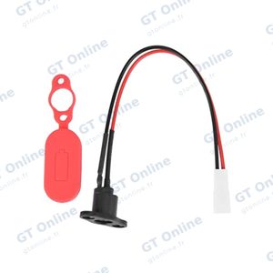 Connecteur de Charge Xiaomi Mi Electric Scooter M365/Mi Electric Scooter 1S — avec Cache de Protection (M-60 + Pro-48)