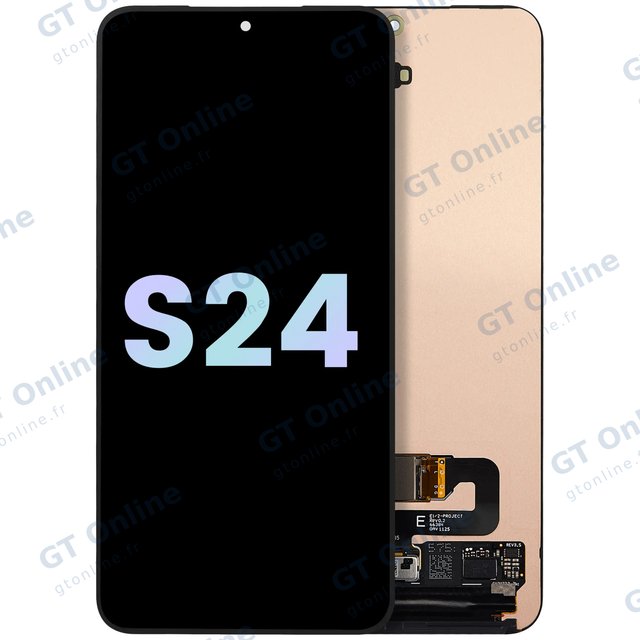 Écran OLED sans châssis pour Samsung Galaxy S24 5G (pack service origine, toutes couleurs)
