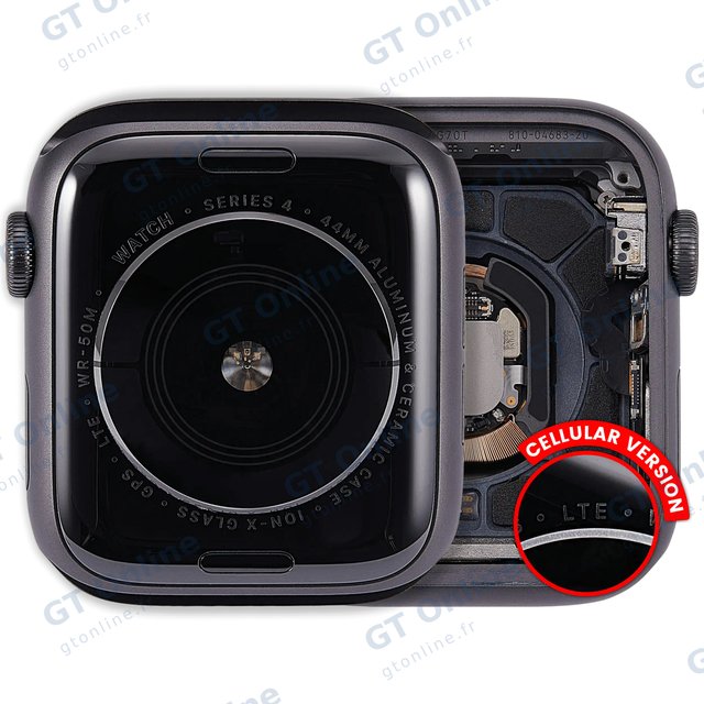 Châssis pour Apple Watch Series 4 (44MM) (origine d'occasion — grade A, Cellular Version, Aluminum / Space Black)
