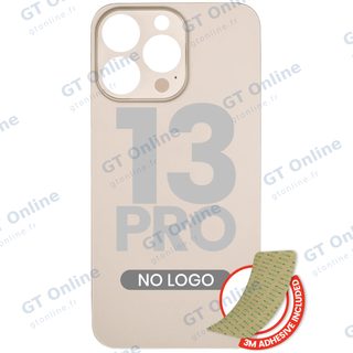 Vitre arrière pour Apple iPhone 13 Pro (No Logo / Large Camera Hole, or)